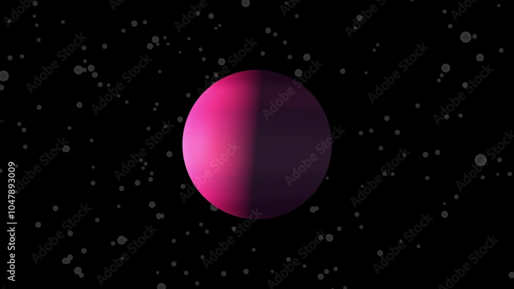 Planet Uranus with alpha channel overlay view from outer space 3d ...