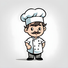 illustration of a chef