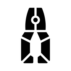 Sticker - Pliers glyph icon