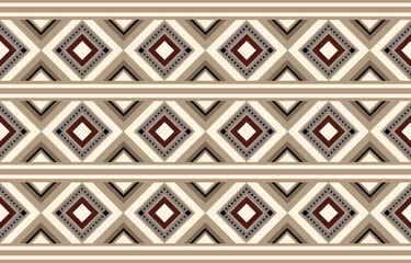 Wall Mural - Ethnic tribal African   background. Seamless tribal pattern, folk embroidery, tradition geometric ornament. Traditional design for fabric, textile, print, rug, paper