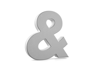 Metal ampersand symbol