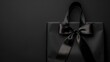 © etik - Black Gift Bag with Bow