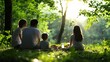 © MT Photo - Family Picnic in the Woods