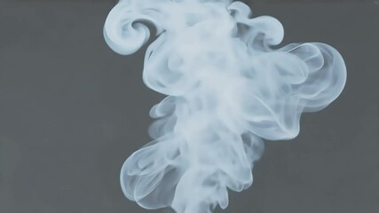 Wall Mural - mesmerizing effects smoke vapor explosion captured alpha channel realistic clouds rising transparent background slowmotion special effect adds atmospheric touch video editing projects steam