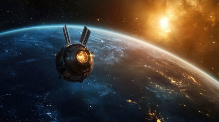 Wall Mural - space missions are often years in the making, involving careful planning, rigorous testing, and coll