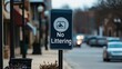 © AURA COLLECTIONS - A street sign indicating 'No Littering' to promote cleanliness in the area.