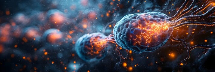 Aufkleber - Controlling Minds with Futuristic Neural Interface Technology - Surreal Concept of Manipulating Human Consciousness and Behavior
