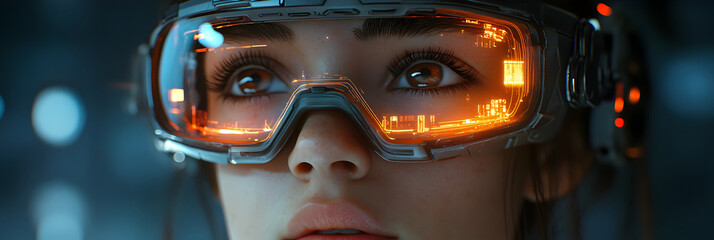 Leinwandbilder - Intelligence's Domination of Human Consciousness in Virtual Landscapes:A Futuristic of the Potential Ramifications of AI-Driven Control over Human Thought and Behavior.