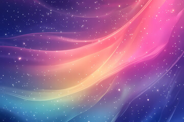 Background vector illustration art, a colorful gradient background with stars and swirls, an abstract design for a poster or banner template, a party invitation card with a copy space  Generative AI .