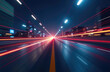 © Alena - Digital data flow on the road with motion blur to create a vision of fast data transfer. Concept of future digital transformation, revolutionary innovation and agile business methodology.