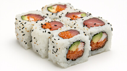 A variety of delicious sushi for sushi lovers.