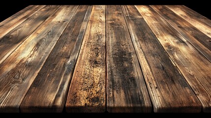 Aufkleber - Rustic wood planks