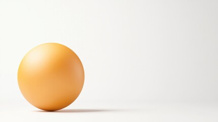 Fototapete - Simple orange sphere