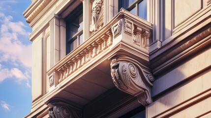 Poster - Architectural detail in Chicago, Illinois