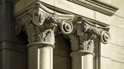 Poster - Architectural detail in Chicago, Illinois