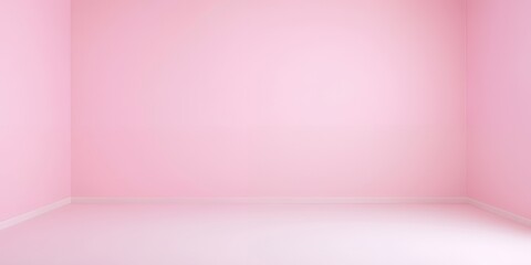 Canvas Print - Pink room interior with soft light