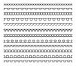 © Pavel - Seamless designer border. The separation element. Edge limiter. texture tape for creative design and decoration
