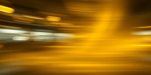 Canvas Print - Abstract background with blurred lights and lines in warm tones.