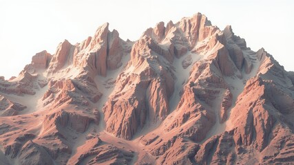 Canvas Print - A majestic mountain range with snow-capped peaks.