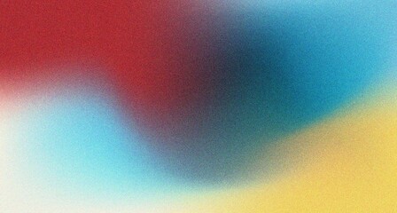 Wall Mural - dark multi color grainy gradient noise texture banner backdrop, glowing colors poster design