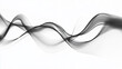 © Design House - Abstract black wave flowing on white background. Abstract black wave design isolated on white background. abstract black wave and curve design ,modern and smooth motion white background, generative ai
