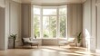 © Nuttaya Nampai - Bright and Airy Empty Living Room with Large Windows