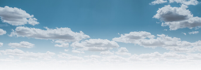 Wall Mural - clear blue sky and white clouds