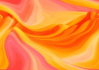 Seamless of Vibrant Swirling Waves of Fiery Hues and Captivating Abstract Patterns