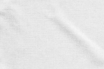 Wall Mural - white hessian sackcloth woven with jute burlap cotton fabric cloth textile texture pattern backgroun