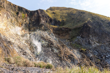 Wall Mural - Huangxi hot spring recreation area in Yangmingshan national park of Taiwan