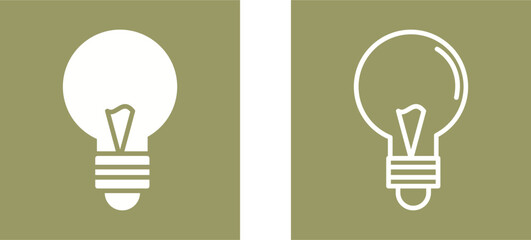 Wall Mural - Bulb Vector Icon