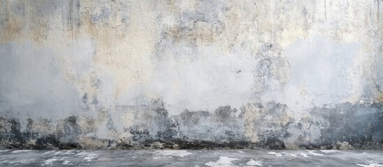Aufkleber - aged gray wall abstract vintage gray backdrop textured old concrete plaster cracks. with copy space image. Place for adding text or design