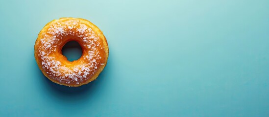 Poster - Halved carrot doughnut. with copy space image. Place for adding text or design