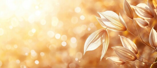 Leinwandbilder - Clematis seed in the autumn season. with copy space image. Place for adding text or design