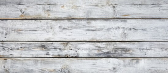 Leinwandbilder - Top view of aged white wood texture background from nature with copyspace for your designs banner or adding text to enhance appearance High resolution wooden backdrop for website use