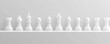 © JP STUDIO LAB - 3D model of a chess set with each piece perfectly aligned, showing the smooth finish and board details