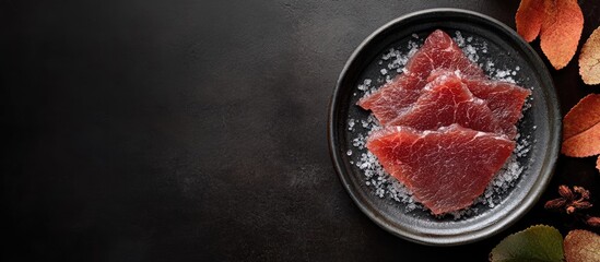 Fototapete - Japanese cuisine salted and dried Beryx splendens. with copy space image. Place for adding text or design