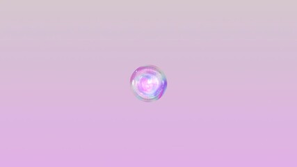 Wall Mural - 3d animation of liquid bubbles merging. the components of a macro shot combine to create a serum. dr