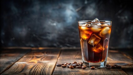 Smooth and rich cold brew coffee with ice