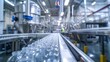 © Imsuniyah - Plastic Bottles Moving Along a Conveyor Belt in a Factory Setting