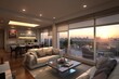 © hisilly - Modern and Spacious Apartment Interior 3D Render