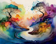 © 100ME - 形そのものを描かずに、光と影のコントラストだけで存在を暗示する背景イメージ　見えないものが存在を持つという禅的な思想を反映する