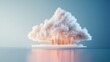 © stardadw007 - Cloud Computing Infrastructure Visualization, intricate 3D rendering of data centers, showcasing modern technology and connectivity in a digital landscape