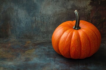 Pumpkin for Halloween background , copy space 