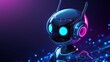 © Kerah - Cute happy mascot artificial intelligence chat robot, chatbot icon, AI generated image