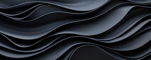 Ultrasmooth black wall, no texture, highdefinition 8K background