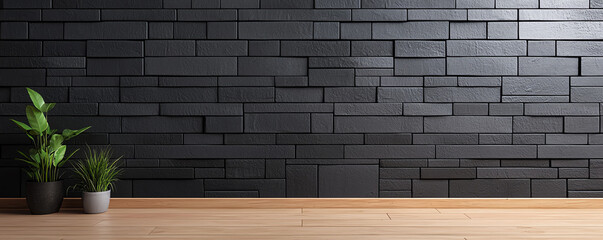 Dark black wall with subtle light on top, 8K, no pattern, background