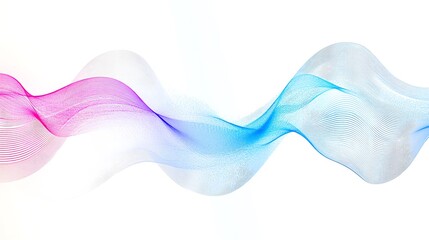 Wall Mural - Dynamic flowing light lines enhancing abstract vector composition