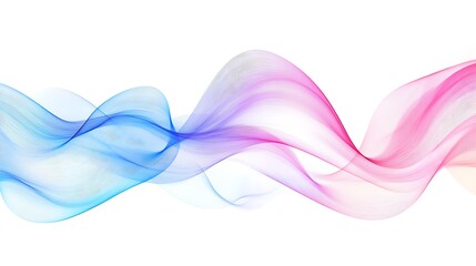 Wall Mural - Elegant flowing light lines creating dynamic abstract vector background