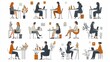 © Ali - business people set